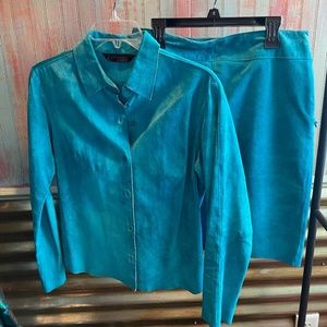 Express Suede Skirt Set